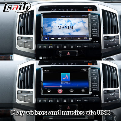 Интерфейс Apple CarPlay для Land Cruiser 200 2013-2021 Многоязычный, 360-камера, поддержка обратной камеры