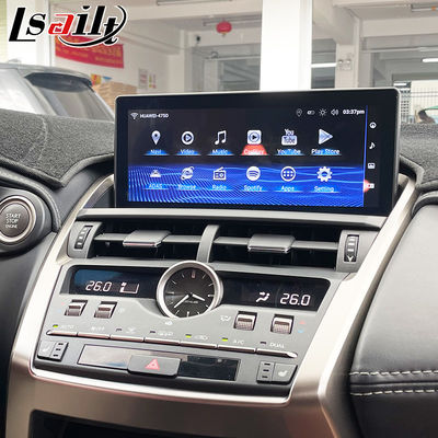 Lexus Android Screen с беспроводным CarPlay и Android Auto 10.25 дюймовый сенсорный экран для Lexus NX200T NX300H 2018-2022 SIM-карты и 360 камер IPS дисплей