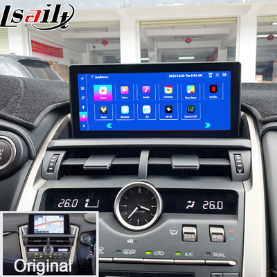 Lexus Android Экран для Lexus NX200T NX300H 2015-2017 10,25 дюйма IPS HD Дисплей Android 13 Беспроводной CarPlay, Android Auto