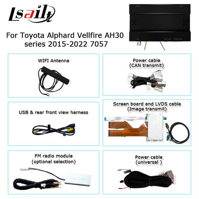 Toyota Alphard Vellfire AH30 серия чистый OEM стиль Carplay андроид авто коробка 2015-2022 модели