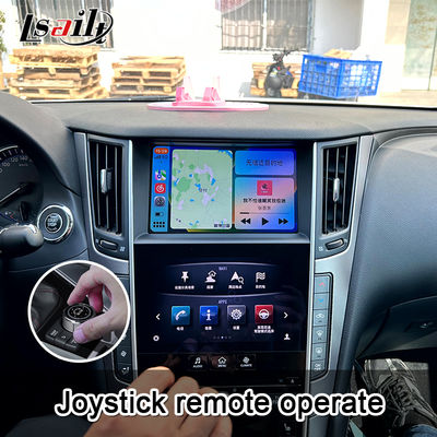 Q50 Q60 OEM Модуль обновления Apple CarPlay, интеграция, зеркалирование мобильного телефона, отображение температуры кондиционера, Google Maps, Spotify