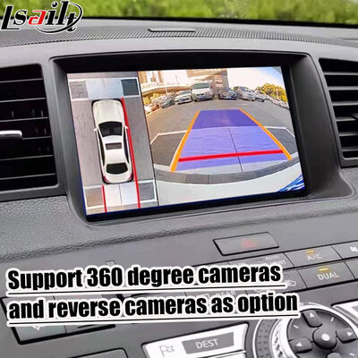 8-дюймовый экран CarPlay Lsailt для Nissan Fuga (Y50) Infiniti 350GT 2005-2008 Android Auto, Mirroring, HD Touch DisPlay