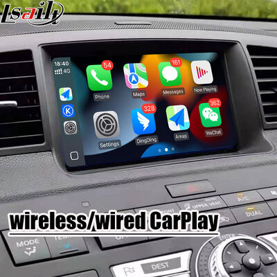 8-дюймовый экран CarPlay Lsailt для Nissan Fuga (Y50) Infiniti 350GT 2005-2008 Android Auto, Mirroring, HD Touch DisPlay