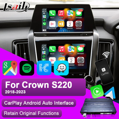 Lsailt Apple CarPlay Android Auto Модуль для Crown S220 GSW224 2018-2022 Интеграция зеркалирования мобильного телефона, камера заднего вида