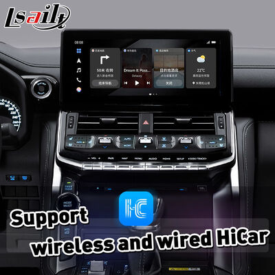 Беспроводной интерфейс Lsailt Android Auto Carplay для Toyota Land Cruiser 300 GX-R VX-R GR GR-S Sahara ZX VX LC300 2021-2024