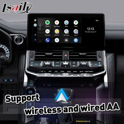 Беспроводной интерфейс Lsailt Android Auto Carplay для Toyota Land Cruiser 300 GX-R VX-R GR GR-S Sahara ZX VX LC300 2021-2024