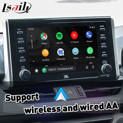 Беспроводной интерфейс Lsailt Android Auto Carplay для Toyota RAV4 Majesty 2018-2023