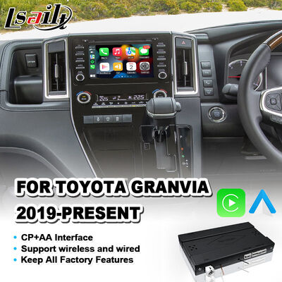 Беспроводной интерфейс Lsailt Android Auto Carplay для Toyota Granvia 2019 года выпуска и новее