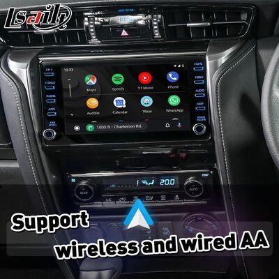 Беспроводной интерфейс Lsailt Android Auto Carplay для Toyota Fortuner AN160 (2020-настоящее время)