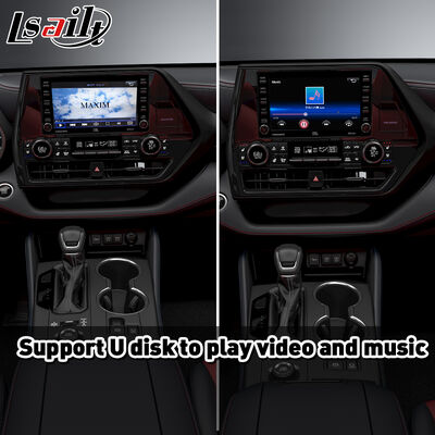 Беспроводной интерфейс Lsailt Android Auto Carplay для Toyota Highlander 2020 года выпуска и новее