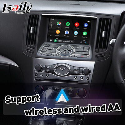 Lsailt Wireless Android Auto Carplay Interface для 2007-2014 годов Nissan Skyline 370GT 350GT V36