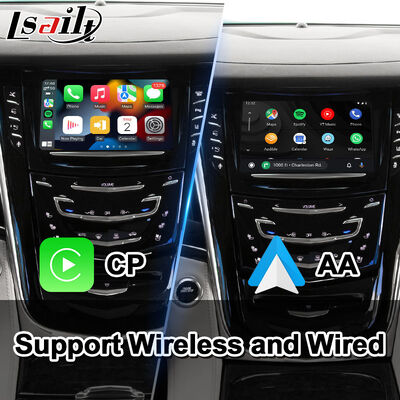 Lsait Android навигационный мультимедийный видеоинтерфейс для 2015-2020 Cadillac Escalade CUE System с Carplay