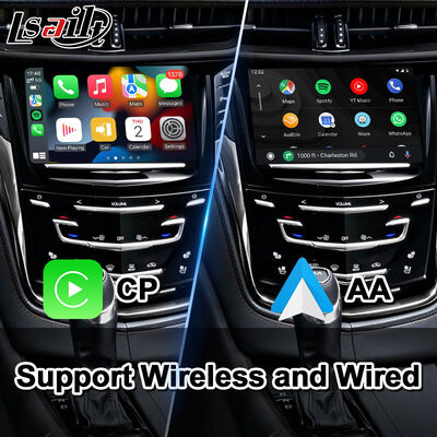 Lsailt Android GPS навигационный видеоинтерфейс для 2013-2019 Cadillac CTS CUE System с Carplay