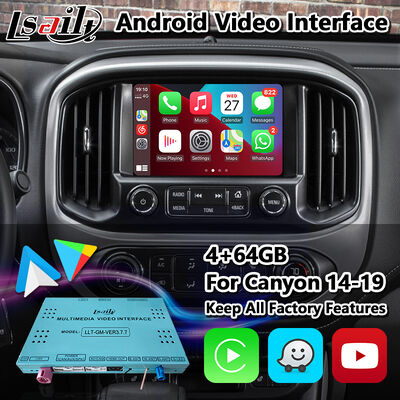 Lsailt Android Carplay видеоинтерфейс для системы Intellilink GMC Canyon 2015-2020