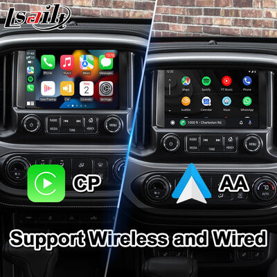 Lsailt Android Мультимедийный видеоинтерфейс для 2015-2020 GMC Canyon Intellilink Система с Carplay