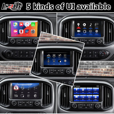 Lsailt Android Мультимедийный видеоинтерфейс для 2015-2020 GMC Canyon Intellilink Система с Carplay