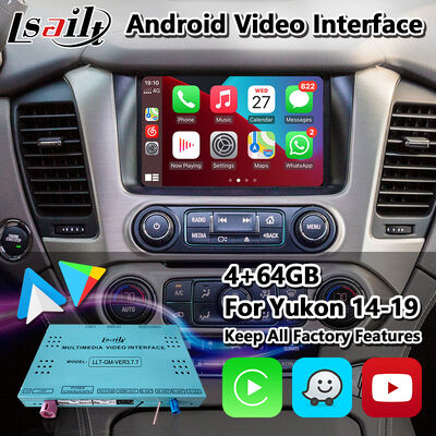 Lsailt Android Автомобильный Мультимедийный Видеоинтерфейс для системы GMC Yukon Intellilink 2015-2020
