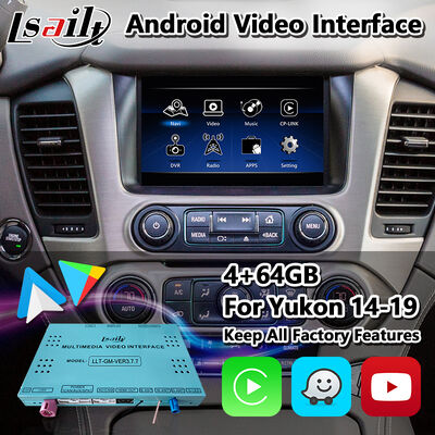 Lsailt Android Carplay Мультимедийный видеоинтерфейс для GMC Yukon 2015-2020 с системой Intellilink