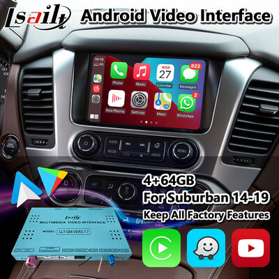 Lsailt Android Auto Carplay Мультимедийный интерфейс для 2014-2020 Chevrolet Suburban Mylink System