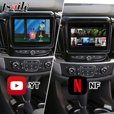 Интерфейс Android CarPlay для Chevrolet Traverse с GPS-навигацией