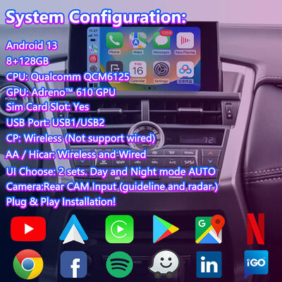 Lsailt Android мультимедийный видеоинтерфейс для Lexus NX300h NX200t NX F-Sport Touchpad Control 2014-2017