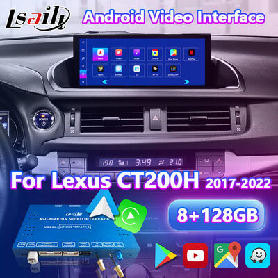 Lsailt Android навигационный видеоинтерфейс для Lexus CT 200h FSport 2017-2022