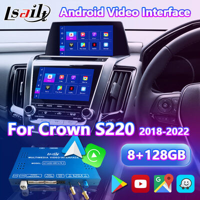 Lsailt Android Мультимедийный Видеоинтерфейс для Toyota Crown S220 2018-2022 с Carplay