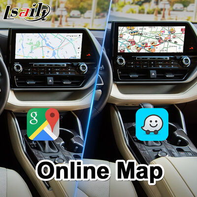 Lsailt Android Автомобильная навигационная мультимедийная видеоинтерфейс для Toyota Highlander 2020-настоящее время