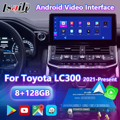 Lsailt Android Навигационный интерфейс Carplay для Toyota Land Cruiser 300 GX-R VX-R GR GR-S Sahara ZX VX LC300 2021-2024