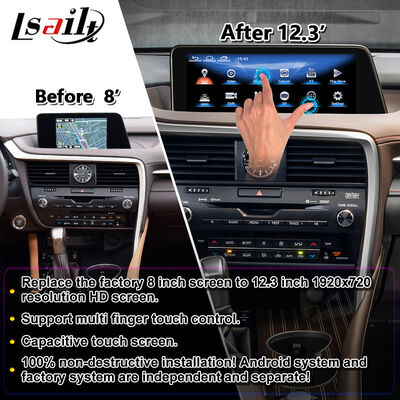 Lsailt Android Мультимедийный Carplay Screen для 2016-2019 Lexus RX RX450h RX350 RX200t RX300 RX450L RX350L