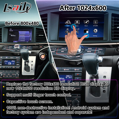 Lsailt Android Carplay мультимедийный экран для 2010-2020 Nissan Elgrand E52