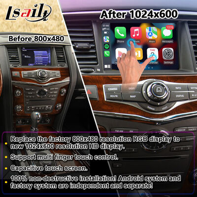 Lsailt Android Carplay мультимедийный экран для 2010-2017 Infiniti QX80 QX56