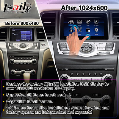 Lsailt Android Carplay мультимедийный экран для 2008-2014 Nissan Murano Z51