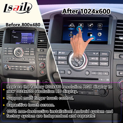 Мультимедийный экран Lsailt Android Carplay для Nissan Navara D40 2010-2015 гг.