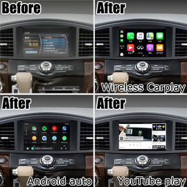 Android 13 Система беспроводный интерфейс Carplay для Nissan Quest RE52 Elgrand E52 2011-2020