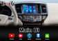 Связанный проволокой интерфейс Carplay андроида автоматический беспроводной на год Nissan Pathfinder R52 2013-2017