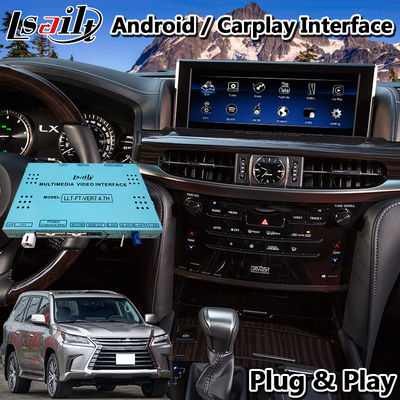 Lsailt Android Carplay Мультимедийный видеоинтерфейс для 2016-2021 Lexus LX 570 LX570