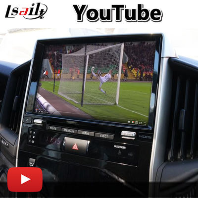 Интерфейс Carplay андроида 4+64GB видео- на касание 3 крейсера LC200 LC-GT GXR 2018-2021 земли Тойота