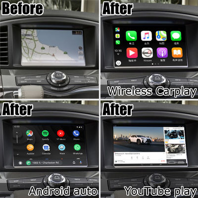 Nissan Elgrand Quest E52 Android 13 видеоинтерфейс Коробка автомодуль 8+128