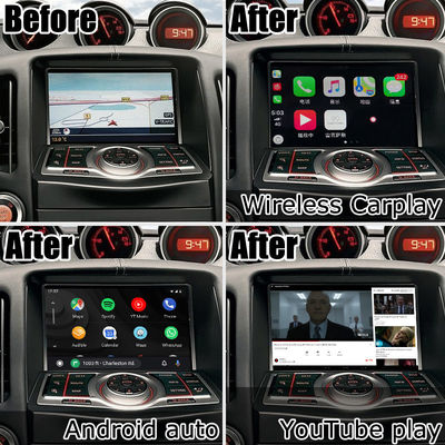 Nissan 370z Z34 Carplay Android авто carplay интерфейс Коробка 8+128 Android 13 OEM обновление
