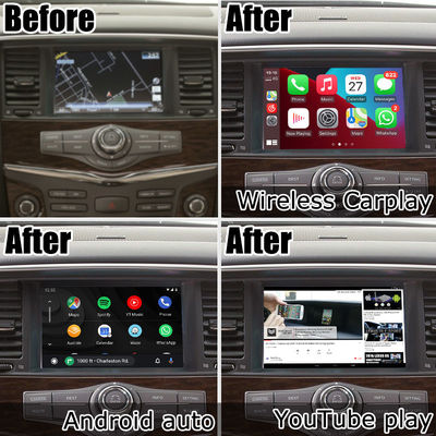 Nissan Patrol Y62 Armada База Qualcomm Автомобильная навигационная коробка Carplay GPS навигационное устройство