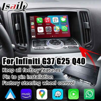 Беспроводный carplay Android авто для Infiniti G37 G25 Q40 Q60 370GT Skyline 08IT