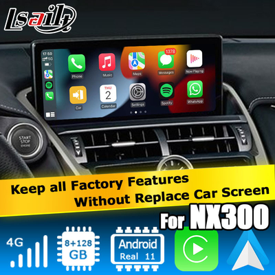 База Qualcomm Android 11 8+128GB Lexus NX300 NX300h NX200t андроидный видеоинтерфейс carplay