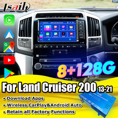 Модуль обновления OEM Android для Land Cruiser 2013-2021, интеграция с беспроводным CarPlay, YouTube, Google Map, Android Auto