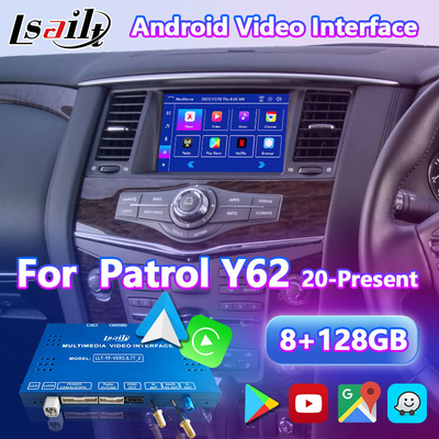 Мультимедийный видеоинтерфейс Android Lsailt для Nissan Patrol Y62 версии для Австралии 2020-настоящее время