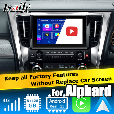 Toyota Alphard Vellfire AH40 Android видеоинтерфейс для автоигра