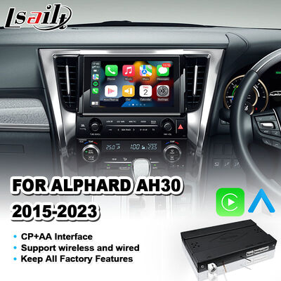 Беспроводной интерфейс Android Auto и Carplay Lsailt для Toyota Alphard AH30 2015-2023 годов